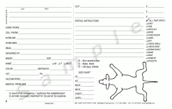 Giant Klip Card 5x8 White - Qty 100