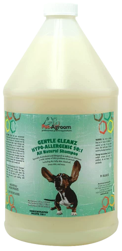 Pet AGroom Gentle Cleanz Hypo Shampoo - Gallon Shampoo
