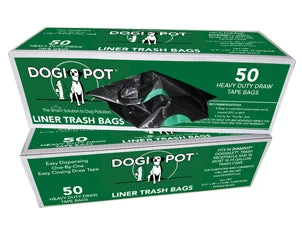 DogiPot Biodegradable Trash Liners(50 Bags Per Box)