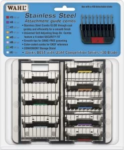 Wahl Stainless Steel Attachment Standard 8 PCS Comb Set