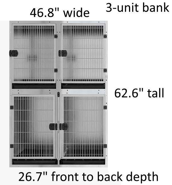 Pet-Agree Stainless Steel Cage Banks - Image 3