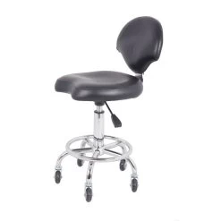 Ergonomic Grooming Stool With Back Support