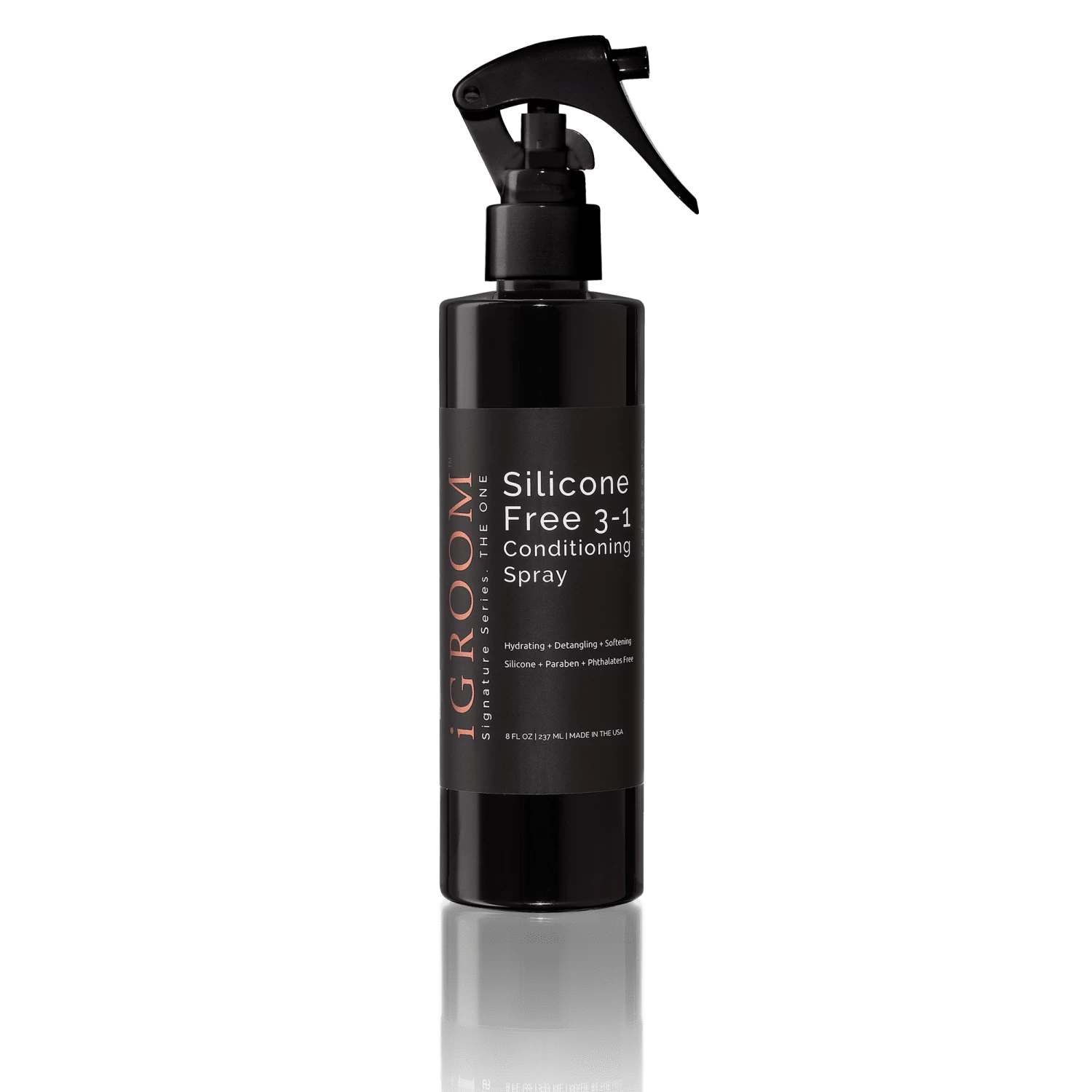 IGroom Silicone Free 3-1 Conditioning-Detangling Spray - 8 Oz
