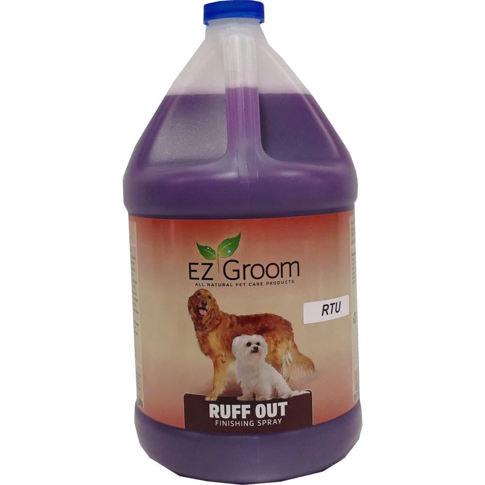 EZ Groom Ruff Out Finish Spray RTU - Gallon