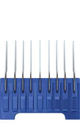 Wahl 5-N-1 SS Snap On Comb Blue #2 - 3-8 In