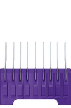 Wahl 5-N-1 SS Snap On Comb Purple #4 - 1-4 In"