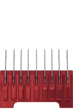 Wahl 5-N-1 SS Snap On Comb Red #5 - 1-8 In