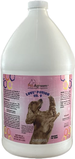 Pet-Agroom Love Potion No. 9 - Finishing And Scissoring Spray - Gallon