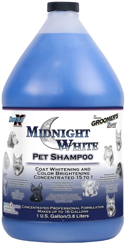 Groomer's Edge Midnight White Shampoo - Gallon