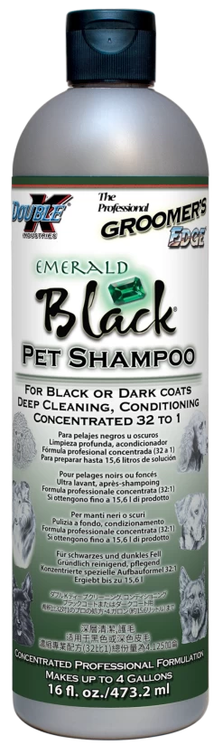 Groomer's Edge Emerald Black Shampoo - 16oz