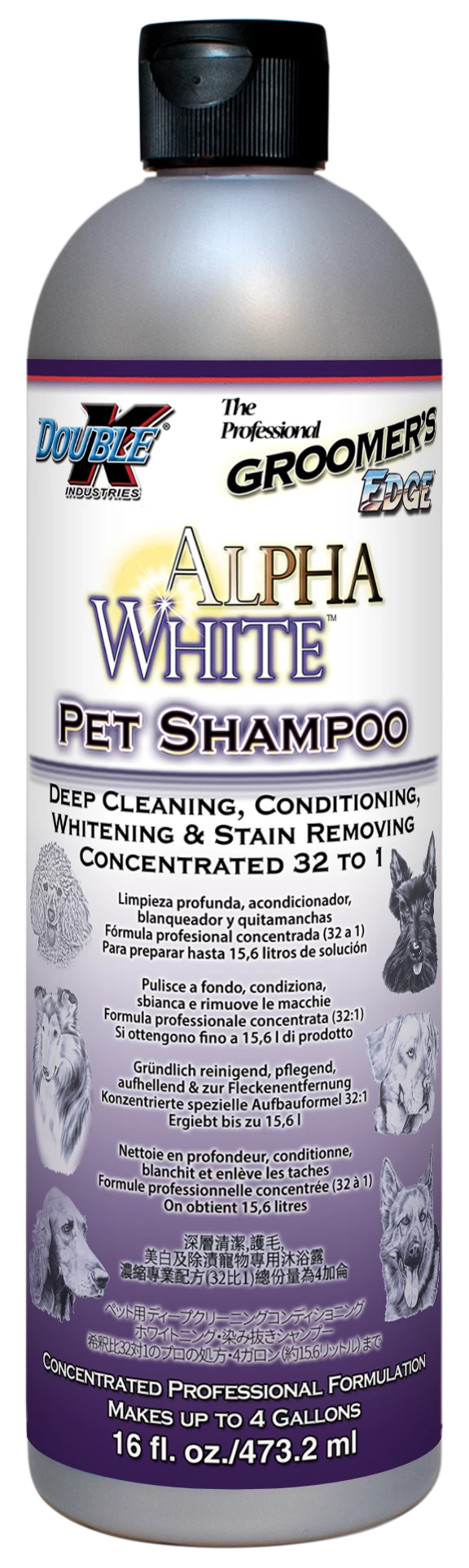 Groomer's Edge Alpha White Shampoo - 16oz