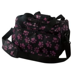 Wahl Paw Print Pet Travel Bag - Berry