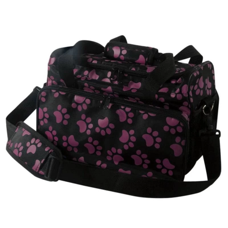 Wahl Paw Print Pet Travel Bag - Berry