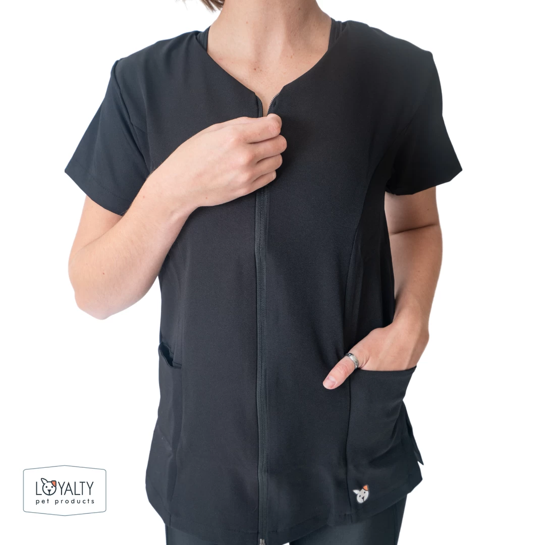 Loyalty Pet Black Grooming Smock - Image 2