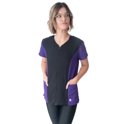 Loyalty Pet Purple / Black Grooming Smock