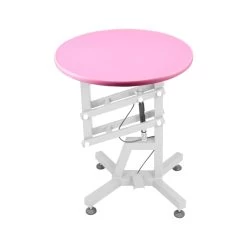 Pet-Agree Round Air Lift Table - Pink Top